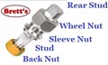 WHEEL STUDS & NUTS FORD TRADER 1981-