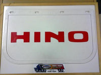 MUD9050 HINO MUDFLAP "HINO" 22"  X 13"  550MM X 340MM HINO 1972-2012 ALL RANGER PRO FD1J GD1J FD8J MUD FLAP  MUDFLAP MUD FLAP MUD FLAPS MUDFLAPS THIS IS FOR "1" ONE ONLY MUDFLAP