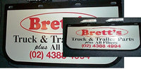 MUD0001 *BUY 1 & GET 1 FREE* GENUINE BRETTS TRUCK PARTS MUDFLAPS 12" X 18" 310MM X 455MM DROP X WIDTH TRUCK AND UTE  BRETTS MUDFLAP BRETT MUD FLAP MUDFLAPS