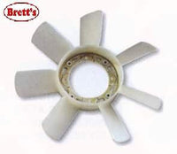 ZZZ 14050.316 FAN BLADE 370MM 410MM 7 BLADE MD023696 MITSUBISHI CANTER 93 93 SIZE NO:D=380mm  4 BOLT ME015750 AISIN FNM-005 MB1081