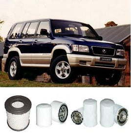 KIT2000 FILTER KIT HOLDEN JACKAROO 3L 3.0L DIESEL 4JX1 3/1998-2004 OIL AIR BY-PASS FUEL LUBE SERVICE KIT