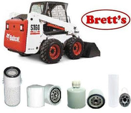 KITB004 FILTER KIT BOBCAT S160 S160H S185 T180 T190 S175 SKID STEER WITH KUBOTA V2003M  OIL FUEL AIR OUTER HYDRAULIC  HYD AT REAR BOB CAT  BOBCAT-MELROE