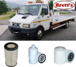 KIT5500 FILTER KIT IVECO NEW DAILY 2.5L 2.8L 1985-2002 SOME PLEASE CHECK OIL FUEL AIR