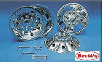 ISRTCVR16T WHEEL COVER SET SIMULATOR SET 16" 6 STUD FOR  TOYOTA COASTER BB BB10 1977-1983 2 FRONT 2 REAR COVERS WHLCVR16TOYO WHEEL COVER SET  SIMULATOR SET 16" 6 STUD  WHLCVR-16TOYO  TOYOTA COASTER BUS BB BB10 1977-1983