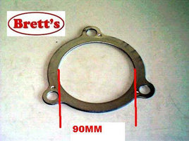 13105.028 GASKET EXHAUST BRAKE GASKET  AND FLANGE GASKET 3 BOLT HOLE  90MM ID   EXH EXHUAST EXHAUST  13105.040 17104-1060 17104-1590 17485-1040 1A6362