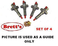 14297.553 14B DAIHATSU DELTA Diesel INJECTOR Injectors V118 3.7L Fully Reconditioned Service-Exchange Fuel Injector Sets Brand New Nozzles Fitted Including new washer kit