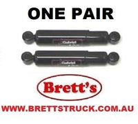 ZZZ 10615.013 PAIR REAR SHOCK ABSORBER ABSORBERS PAIR MACK R600 1980- 14QK2113P4 RT41007 MK2  SET BACK FRONT AXLE WITH REAR ST38 14QK2113P6 3039244 665565 Kenworth VOLVO  Kenworth Front Bonneted and COE (4x2) (6x4) (8x4) T300 (4x2)  85007 GABRIEL