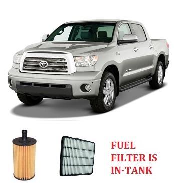 KIT9057 FILTER KIT FOR Toyota Tundra 5.7L V8 2009- Petrol 3UR-FE MPFI ...