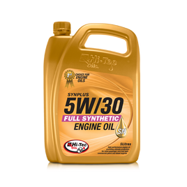 HT2007-005 5LTR  5L PETROL ENGINE OIL HT2007  Hi-Tec Synplus SN/CF 5W/30 5W30 is a full synthetic, low SAPS, super high performance engine oil