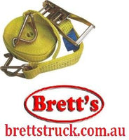 28582 35MM X 6M RATCHET STRAP 1500KG NEW TIE DOWN STRAP TRUCK with keepers HAND RACHET WITH 6 METRE STRAP 28582