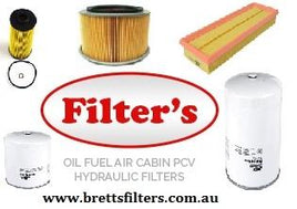 KIT94ZZ  FILTER KIT TO SUIT YOUR MODEL CHRYSLER  OIL AIR BY-PASS FUEL LUBE SERVICE KIT