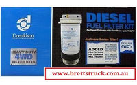 P902976 FUEL WATER FILTER ASSY 10 MICRON  1/4" NPTF Ports   DIESEL FUEL TRUCK HILUX  UNIVERSAL 14241.503  Donaldson's Lo-Flow Universal Fuel Water Separator Kit For fuel flow up to 114 LPH.  Amazing value for a limited time !  Kit WATER TRAP ASSY