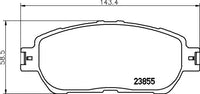 8DB 355 014-441 DISC PAD SET FRONT EXCL. WEAR WARNING CONTACT FOR DB1490 GDB7648 8DB355014-441 FOR TOYOTA Solara coupe (USA) Front Axle Brake Jan 04~Jan 08 2.4 L SLE 2AZ-FE  TOYOTA Windom Front Axle Brake Jul 01~Feb 06 3.0 L MCV30 1MZ-FE