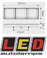 LED280ARWM LED REAR STOP TAIL BLINKER REVERSE JUMBO 3 IN 1  LED280   ISUZU - HINO - FUSO - TOYOTA DYNA & COASTER - DAIHATSU DELTA - MITSUBISHI - ROSA BUS - NISSAN UD - FORD TRADER - MAZDA
