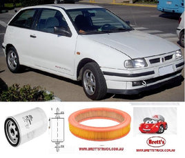 KITS805 FILTER KIT TO SUIT YOUR  SEAT IBIZA  CLX   1.4L   1.4  01/1995 1995 -1998    Petrol    ABD   OIL AIR   FUEL LUBE SERVICE KIT
