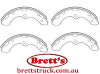 11525.036 REAR BRAKE SHOE SET OF 4 SHOES CANTER   FB300 1986-      FLAT LOW FB308 1989-    IMPORT    4DR7    2.8L    1989-    REAR SHOES FB511 1998-        4M40-0A    2.8L    1998-  BRAND NEW  PROTEX BRAKE LININGS