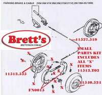 SPEC 11513.T03 H/BRAKE HAND BRAKE SMALL PARTS KITS OVERHAUL DAIHATSU DELTA V118 V78 V69 V107 V119 1984-2005