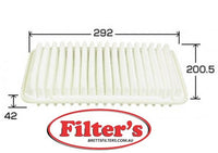 A1019 FA3303  AIR FILTER FOR TOYOTA CAMRY 2.4L 4CYL - 2007-ON TOYOTA CAMRY CAMRY ACV40R PETROL 4CYL 2.4L 2A2-FE MPFI DOHC 16V 07/06-ON FA3547 A-3303  FA-3303 A1569