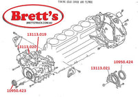 ZZZ 13113.020 FRONT MAIN GASKET  HINO EK100 FS270 SUPER DOLPHIN ENGINE TIMING PLATE TO COVER GASKET 11312-1211 S113121211 113291541 113291540 11329-1541 11329-1540