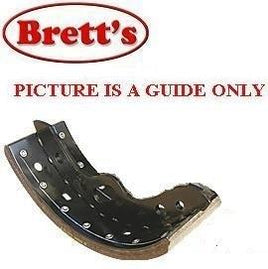 11525.120 FRONT NEW BRAKE SHOE   LINED SUIT THESE ARE EACH 1 ONLY HINO    RANGER PRO     FD7J 2011-        J07E-TP    6.4L    2011-