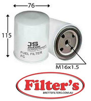 FC0036Z  FUEL FILTER M.A.N. ENGINES SCANIA D11 / DN11  SCANIA D8 / DN14 / DN8 SCANIA DS11 R40A TURBO w/ Spin On Fuel Filters SCANIA DS14 / DS18 / DS8 SCANIA DS9 DSC9 VOLVO   Z75  243004 BUY ON-LINE BF988