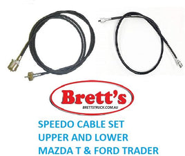 17540.507 SPEEDO CABLE SPEEDOMETRE SPEEDOMETER  MAZDA T4100 1981- 6CYLINDER  0409 O409 TITAN FORD TRADER UPPER 850MM W047-60-080A W04760080A