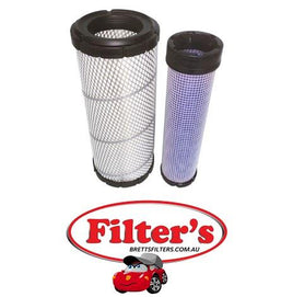 A0426SET AIR FILTER SET OUTER AND INNER BOBCAT 837 SerieS Air Supply Sys ~ 4M1011F KW:54  KOMATSU PW98MR-6 Air Supply Sys Jan 06~Dec 08 S4D95E KW:51  KOMATSU WA Air Supply Sys ~ 4D98E KW:48