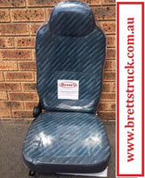 SEAT205 RH SEAT RIGHT HAND DRIVERS SIDE ISUZU NPR NPS NKR 1994-2008 Drivers Seat to suit Isuzu NLR, NKR, NPR and NQR models 1994 to 2007. Seat covering is made from vinyl.