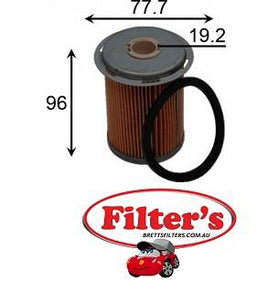 FE0024 FUEL FILTER  OPEL Movano Fuel Supply Sys Sep 00~Dec 03 2.2 L G9TT720 KW:66 Fuel Supply Sys Sep 01~Dec 03 2.5 L G9U-720 KW:84  OPEL Vivaro Fuel Supply Sys Mar 01~Aug 06 1.9 L F9Q760 KW:74|HP:101