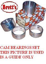 ZZZ 13340.100 CAM BEARING SET  CAM BRG SET 6D14 6D14-2A 6D16 BEARING Camshaft Set 1987> OD = 62mm Product Code: C621W  DAIDO NDC Brand  Outside diameter: 62mm (approx)  Suits 6D14 series engines from engine #500277 onwards