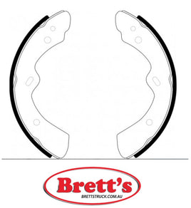 FN3335 FRONT BRAKE SHOE  SET OF 4 SHOES NiBK JNBK  MAZDA TITAN AKEBONO    NR-3515 FBK    FN-3335 FiT    FT5218 MAZDA    W015-33-310 MAZDA    W015-49-230 MAZDA    W016-49-230 MAZDA    W327-33-310 MAZDA    W3Y7-33-37Z NISSHINBO    T332 SB    BS25335