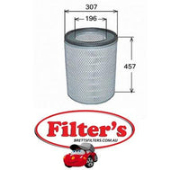 A2505OUT AIR FILTER  OUTER NISSAN DIESEL UD Crane Air Supply Sys May 87~Oct 92 21000 CC KG67W RF10  Air Supply Sys Jan 90~Nov 95 21000 CC KL67Y RF10  Air Supply Sys Dec 91~Nov 95 21000 CC KL620YN RF10