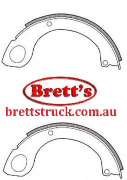 FN8804 HAND BRAKE REAR BRAKE SHOE  SET OF 2 SHOES NISSAN Civilian  Parking Brake Jun 84~May 88 3.3 L FGW40  Parking Brake Jun 84~May 88 3.3 L FW40