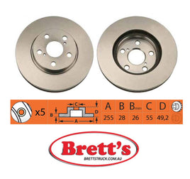 RN1069 DISC ROTOR NiBK JNBK NIBK FRONT FOR TOYOTA Corona Exiv Front Axle Rotor    Sep 93~Oct 94    1.8 L    ST201    4S-FE    Pos:Left/Right Front Axle Rotor    Sep 93~Apr 98    1.8 L    ST200    4S-FE    Pos:Left/Right