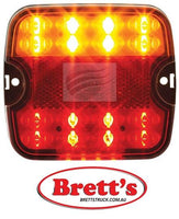 LS9007  12V 24V LED STOP/TAIL/BLINKER WITH NUMBER PLATE LAMP • Australian design registered . • Designed using smart technology with the least amount of components required to pass ADR standards.