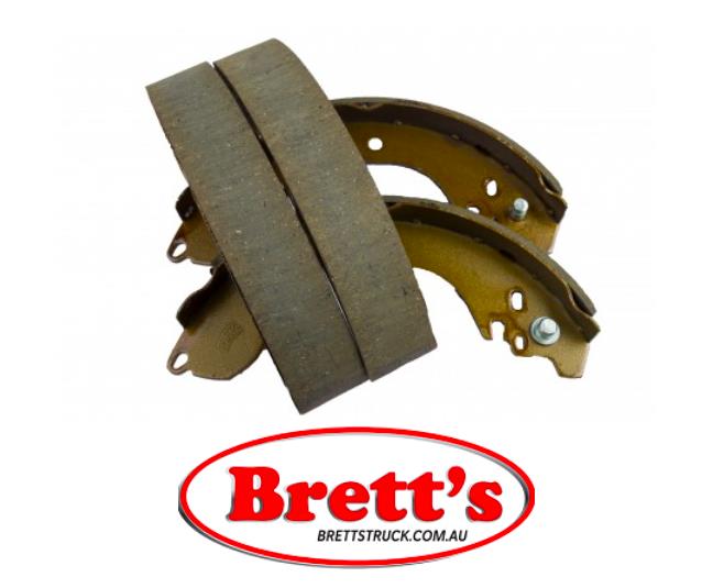 FN1264 BRAKE SHOE SET OF 4 SHOES NiBK JNBK REAR FOR NISSAN Tiida Latio ...