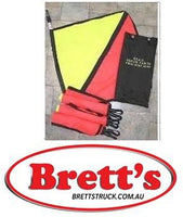 16000.OSFLG  OVERSIZE FLAG KIT OF 4 WITH JOCKEY STRAPS This BTP oversize flag kit comprises of 4 x red & yellow nylon mesh flags on a stretchable bungy cord & a carry bag to keep them together when not in use.  Flag - 450mm x 450mm.  Cord stretch