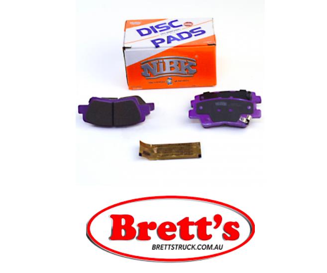 PN0538 DISC PAD SET NiBK JNBK REAR KIT FOR HYUNDAI Accent 11 Rear Axle ...