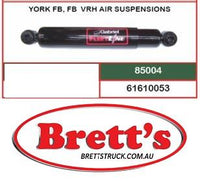 ZZZ 10615.011  PAIR  P42053 728616 61610053 61506246 TECAIR FBX360  610053 York Tecair FB X300  P42053  Shock absorberrear   X370  P42053  25MM ID RUBBER  BUSH WITH OPTIONAL SLEEVE TO REDUCE TO 16MM INCLUDED