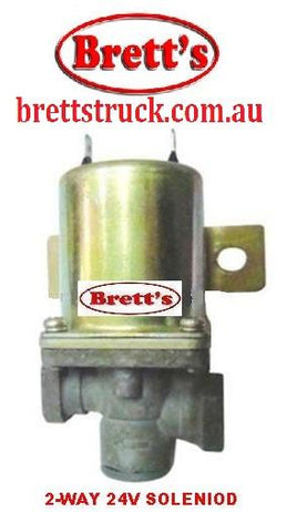 15490.105 24V SOLENOID UNIVERSAL 2 PORT AIR ELECTRIC EXHAUST BRAKE HINO TRUCK BUS AND CRANE  ALSO 2 SPEED DIFF CHANGE SOLIOND  HINO TRUCK FF177 FF177K FF FF172K FF173K 1981-1986 EH700 FF197 FF197K FF FF192K FF193K 1981-1986 H06CTE