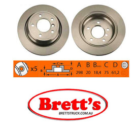 RN1078V DISC ROTOR NiBK JNBK NIBK REAR FOR BMW 5 Series : 520d  Rear Axle Rotor/Drum Sep 99~May 03 2.00 L  E39 M47204D1 BrkSys:Usable load increase|Pos:Left/Right    BMW 5 Series : 520i  Rear Axle Rotor/Drum Mar 95~Jun 03