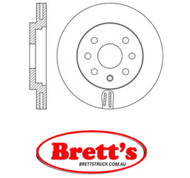 RN1647V DISC ROTOR NiBK JNBK NIBK  FRONT FOR OPEL Combo  Front Axle Rotor/Drum Sep 01~Aug 04 1.60 L   Z16SE Pos:Left/Right