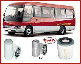 KIT3332 FILTER KIT CANTER ROSA BUS MITSUBE649 ROSA 4D34-3AT43.9L1999-2003  CANTER MITSUBISHI FUSO OIL FUEL AIR LUBE SERVICE SET KIT    BUY ONLINE ON-LINE SHOP