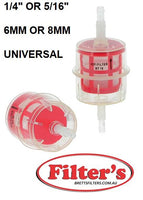 RT 16 RT16 FUEL FILTER HIFI BUY AT BRETTS TRUCK .COM.AU 1/4 or 5/16 In. Universal