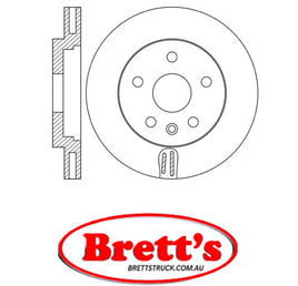 RN1740V DISC ROTOR NiBK JNBK NIBK FRONT FOR VOLKSWAGEN Caravelle  Front Axle Rotor/Drum Sep 09~Aug 15 2.00 L  7E__4_ CFCA Pos:Left/Right