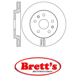 RN1760V DISC ROTOR NiBK JNBK NIBK FRONT FOR LAND ROVER Discovery V  Front Axle Rotor/Drum Jan 16~ 3.00 L  LA 306DT Pos:Left/Right