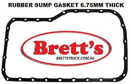 13115.007 SUMP GASKET MAZDA  TITAN WITH ISUZU 4.3L 4HF1 YJ0110427A YJ01-10-427A Suits engines from 11/1995 to 2007 Thickness: 6.75mm  This is the UPPER rubber one-piece gasket (sump to crankcase) WG31T WG34T WG3AD WG3AH WG61D WG61K WG67T WG67H WH35H