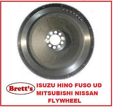 10985.007 FLYWHEEL  MITSUBISHI FUSO CANTER 4X4 4WD 4D33 4D34 FG639 1995-6/1996 FG637 1997-10/2002 FG649 2002-11/2007 FE83P 4.5T 2005-11/2007 FE84P 6.5T 2005-10/2007 FE85P 7.5  8.2T 2005-11/2007