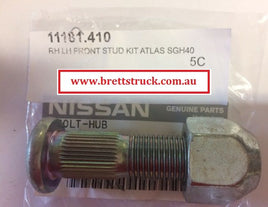 SPEC 11181.410 RIGHT RH LEFT HAND LH FRONT WHEEL STUD KIT BOLT AND NUT  NISSAN ATLAS SGH40 BOLT AND NUT 40222J5125 40222-J5125