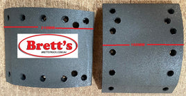 XXX ZZZ 11520.110 BRAKE LINING KIT SET FRONT SET LININGS SUIT  MP35 MP35F ,  MP37 MP37F FUSO BUS 10/2012- 6M60-8AT2 FUSO AERO MITSUBISHI BUS
